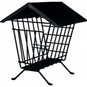 Râtelier à foin lapin et rongeur métal noir