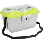 Cage de transport lapin et cochon d'inde Mini Capri Vert fluo