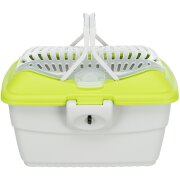 Cage de transport lapin et cochon d'inde Mini Capri Vert fluo