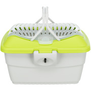 Cage de transport lapin et cochon d'inde Mini Capri Vert fluo
