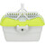 Cage de transport lapin et cochon d'inde Mini Capri Vert fluo