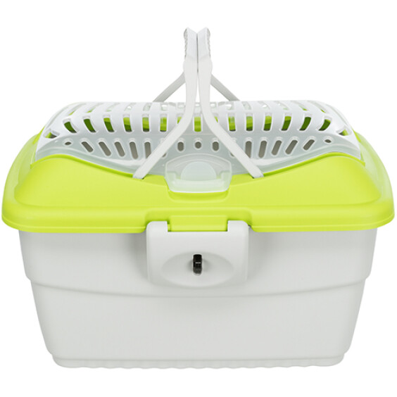 Cage de transport lapin et cochon d'inde Mini Capri Vert fluo