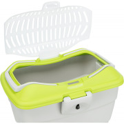 Cage de transport lapin et cochon d'inde Mini Capri Vert fluo