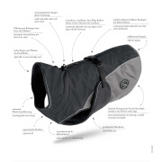 Manteau Uppsala Cozy noir Hunter