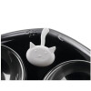 Gamelle chat Design Moulins noir Hunter