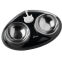Gamelle chat Design Moulins noir Hunter