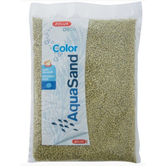 Sable vert toundra pour aquarium