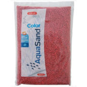 Sable rouge framboise pour aquarium