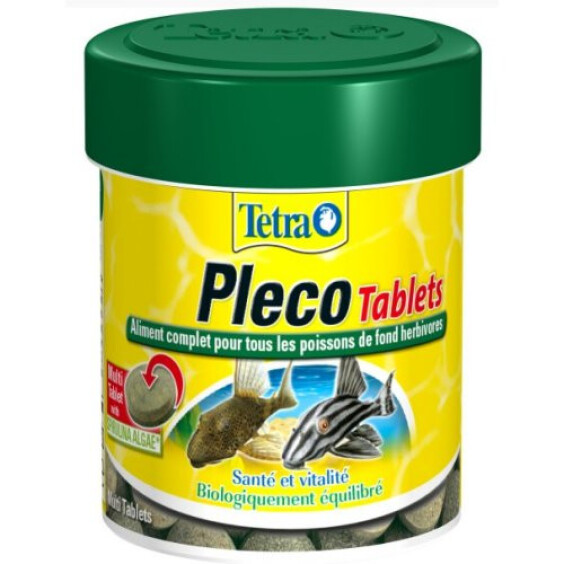 Tetra Pleco Tablets pour poissons de fond herbivores