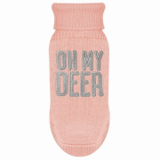 Milk & Pepper Pull petit chien Astrid rose taille 24