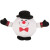 Peluche boule Bonhomme de neige