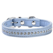 Collier chien Eclat bleu