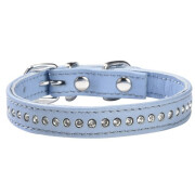 Collier chien Eclat bleu