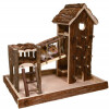 Maison aire de jeu pour hamster et souris