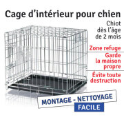 Cage Home Kennel pliable pour chien