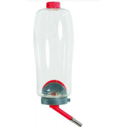 Biberon en plastique rouge