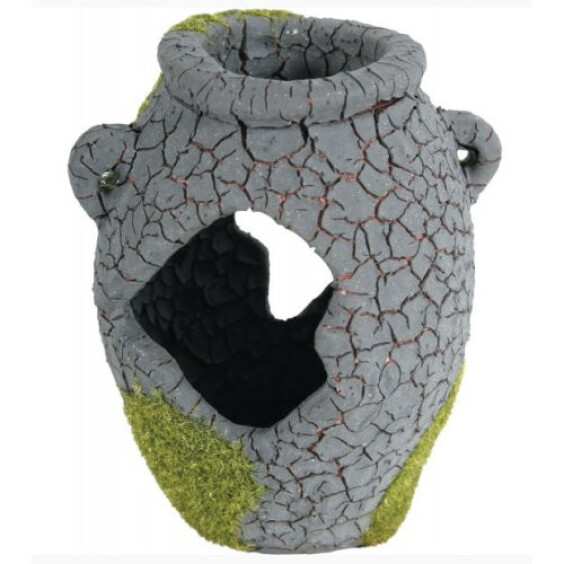 Décor aquarium Cruche mousse Etna taille S