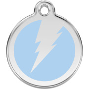 Médaille Éclair bleu clair