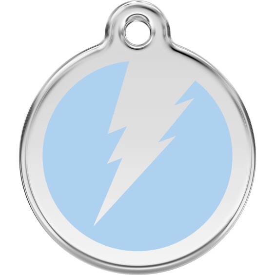 Médaille Éclair bleu clair