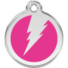 Médaille Éclair rose bonbon