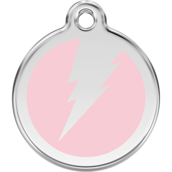 Médaille Éclair rose clair
