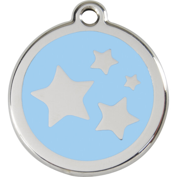 Médaille Étoiles bleu clair