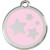 Médaille Red Dingo Étoiles rose clair
