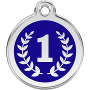 Médaille Winner bleu foncé