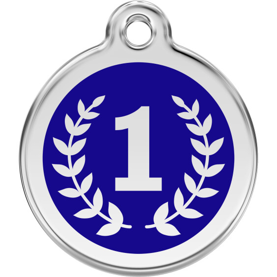 Médaille Winner bleu foncé
