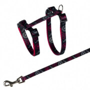 Harnais laisse color motif