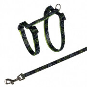 Harnais laisse color motif