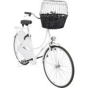 Panier vélo chien osier noir