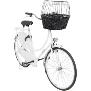 Panier vélo chien osier noir