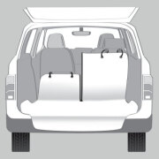 Protection coffre de voiture beige