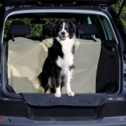 Protection coffre de voiture beige