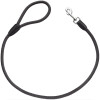 Laisse en corde Freestyle noire extra longue pour chien Hunter