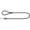 Laisse en corde Freestyle noire extra longue pour chien Hunter