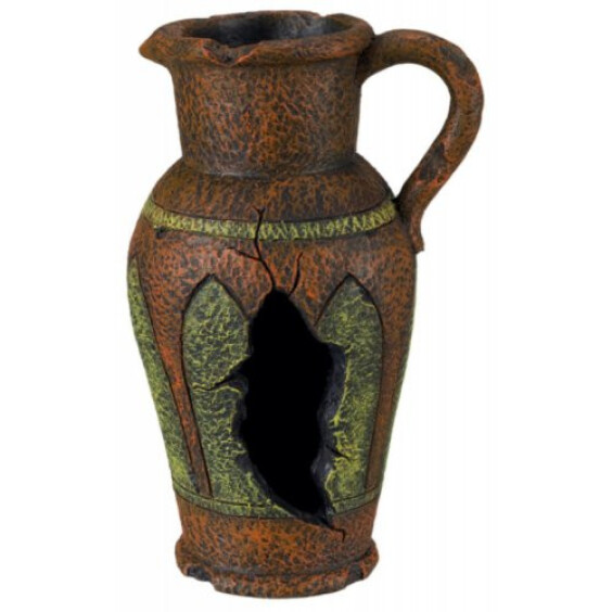 Décor aquarium pot amphore 16 cm