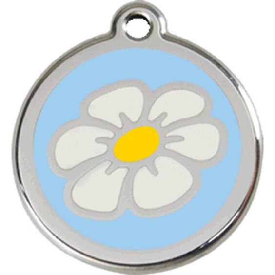 Médaille Marguerite bleu clair