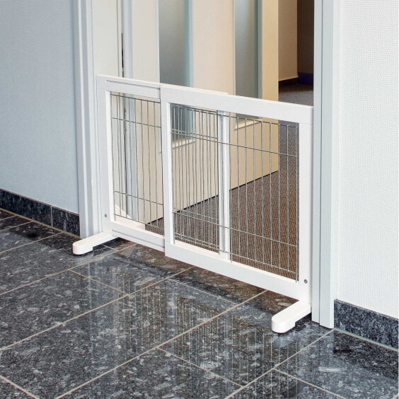 Barrière de sécurité blanche pour chiot
