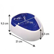 Fontaine à eau chat silencieuse Duo Stream