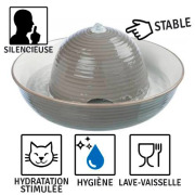 Fontaine à eau pour chat ultra silencieuse