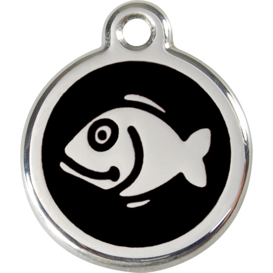 Médaille RedDingo Poisson noir