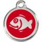 Petite médaille poisson rouge