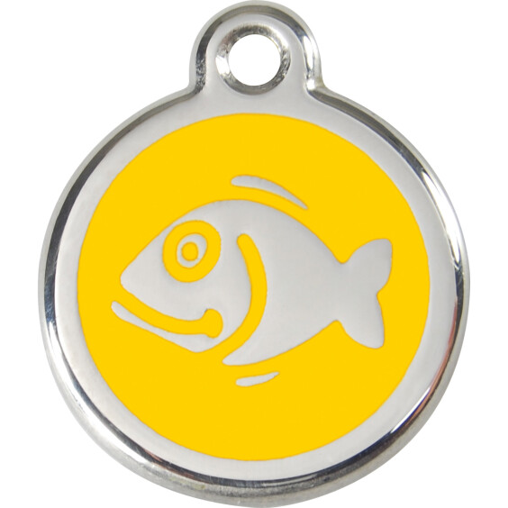 Médaille poisson jaune petite