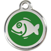 Médaille poisson vert petite
