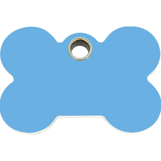 Médaille plastique RedDingo Os bleu clair