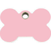 Médaille plastique RedDingo Os rose clair