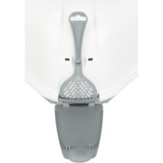 Bac à litière pour chat d'angle