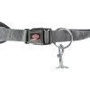 Ceinture ventrale canicross avec laisse noir taille M